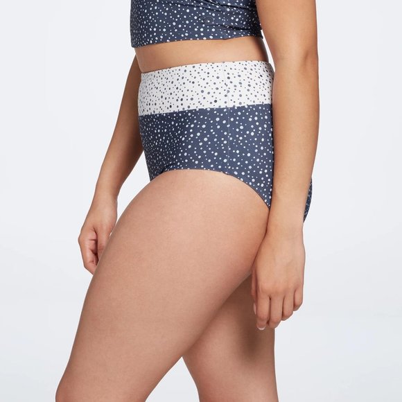 NWT CALIA Women's Wide Band High Rise Swimsuit Bottoms - Picture 3 of 4